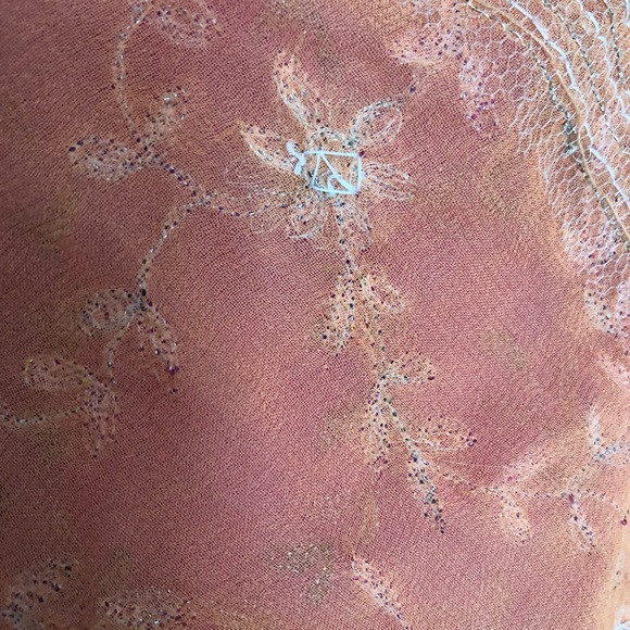 Saree dyed in shades of dusk Vintage preloved [Firm] - Picture 12 of 14